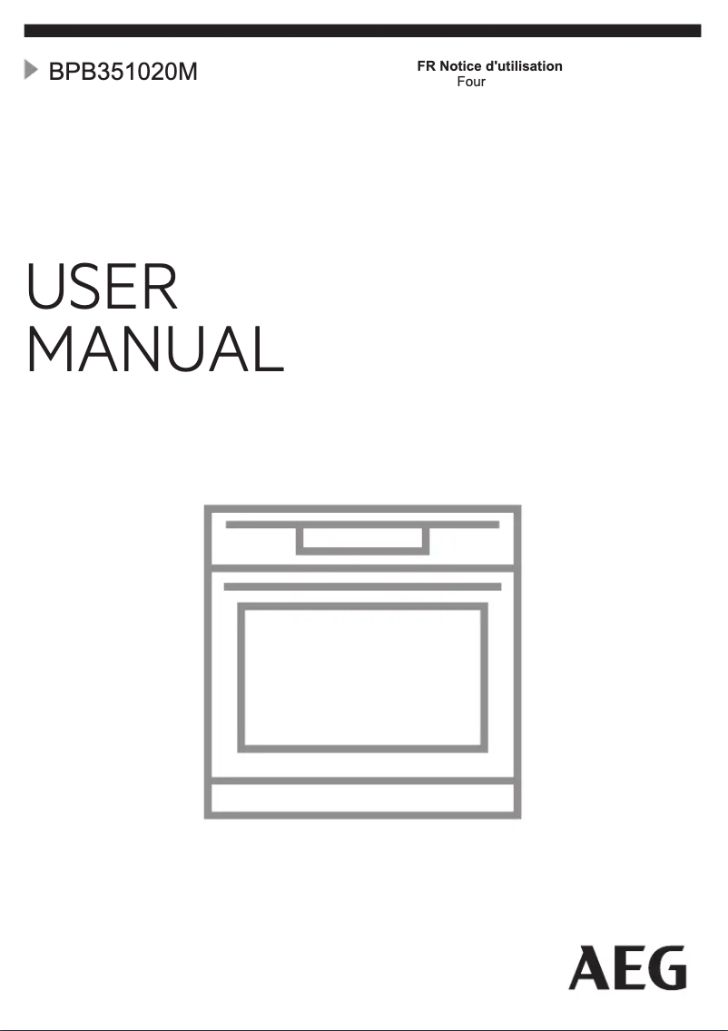 Page 1 of the manual User Manual AEG BPE435020M