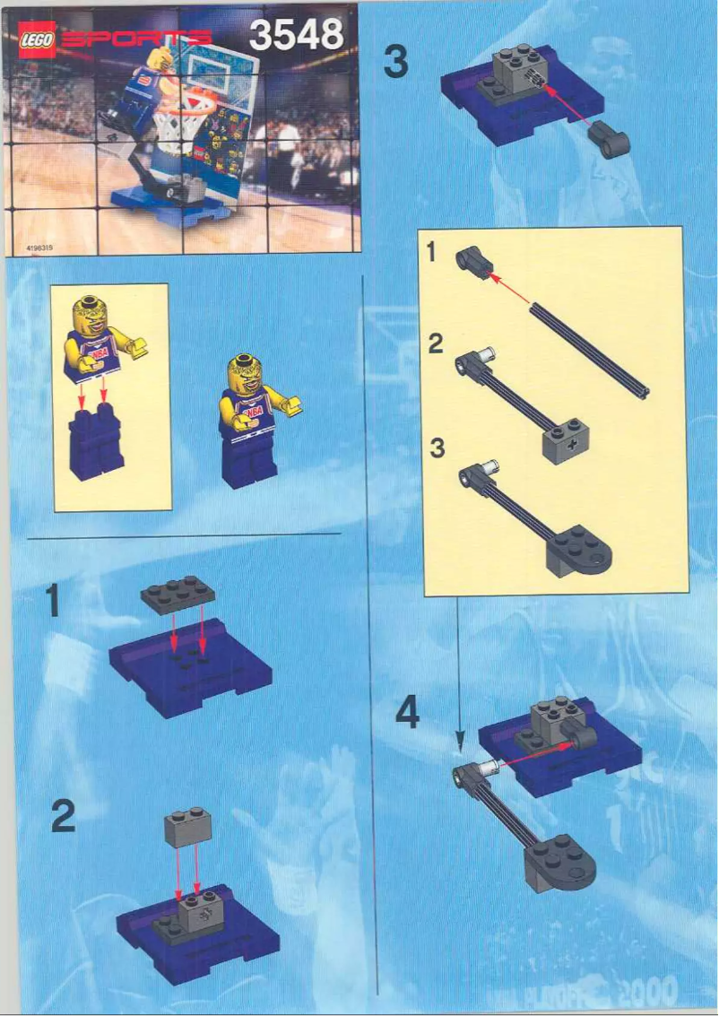 Page 1 of the manual User Manual Lego Sports 3548