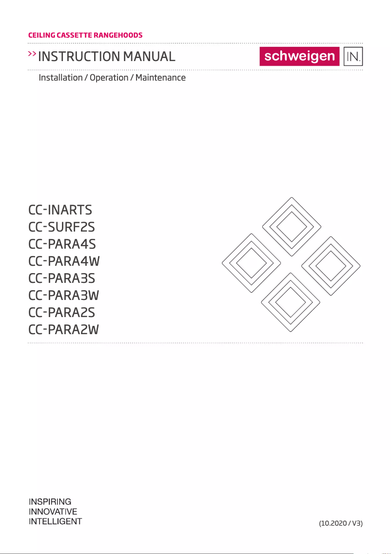 First page image of the manual for CC-PARA2W