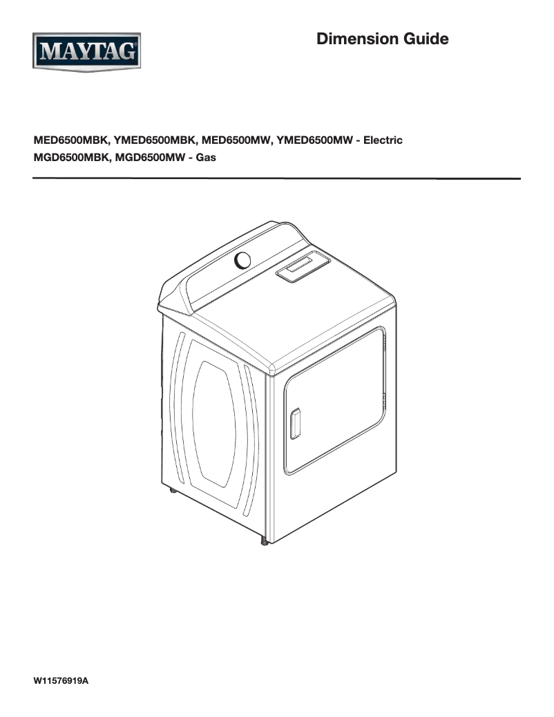First page image of the manual for MGD6500MBK