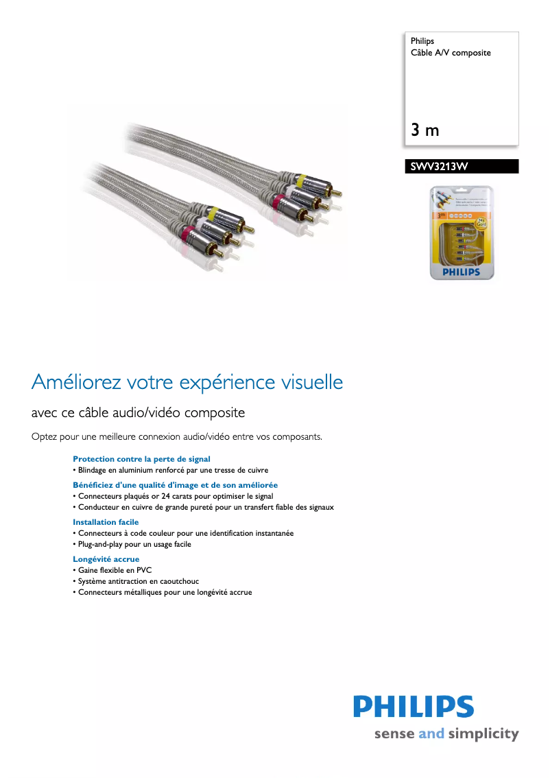 First page image of the manual for SWV3213W