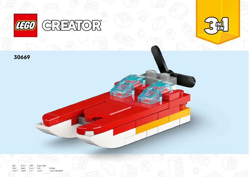 Page 1 of the manual User Manual Lego Creator 30669