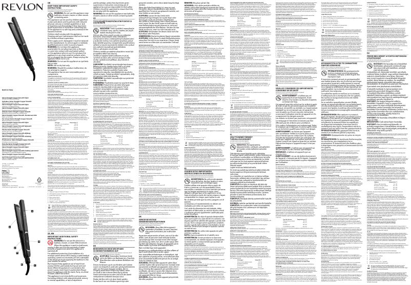 First page image of the manual for RVST2175E2