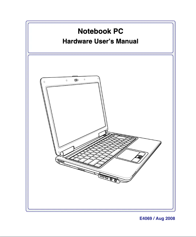 Page 1 of the manual User Manual Asus N81