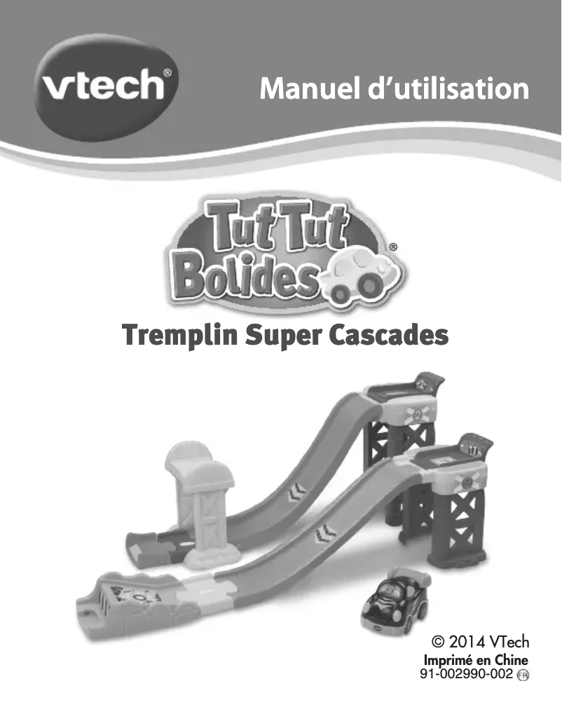 First page image of the manual for Tremplin Super Cascades