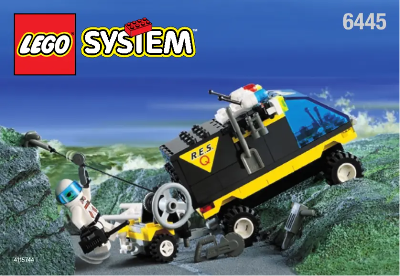 Page 1 of the manual User Manual Lego Res-Q 6445