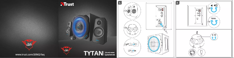 Page 1 of the manual User Manual Trust Tytan GXT 628