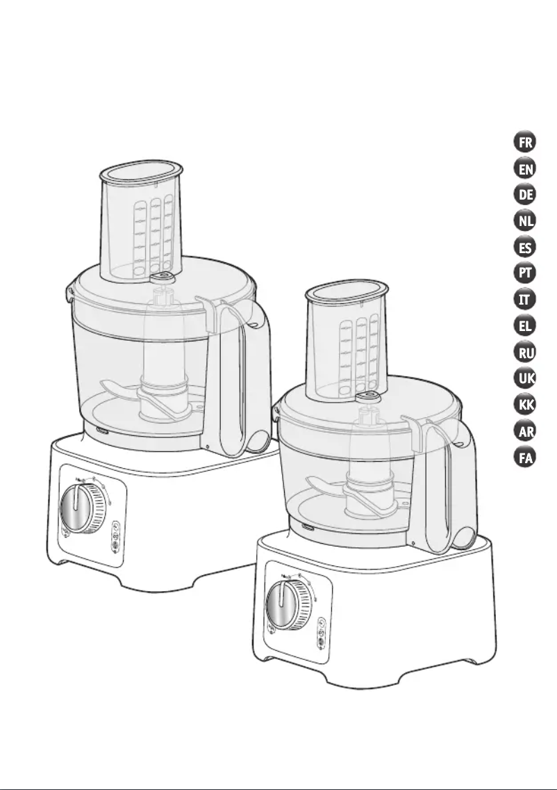Page 1 of the manual User Manual Moulinex FP542127
