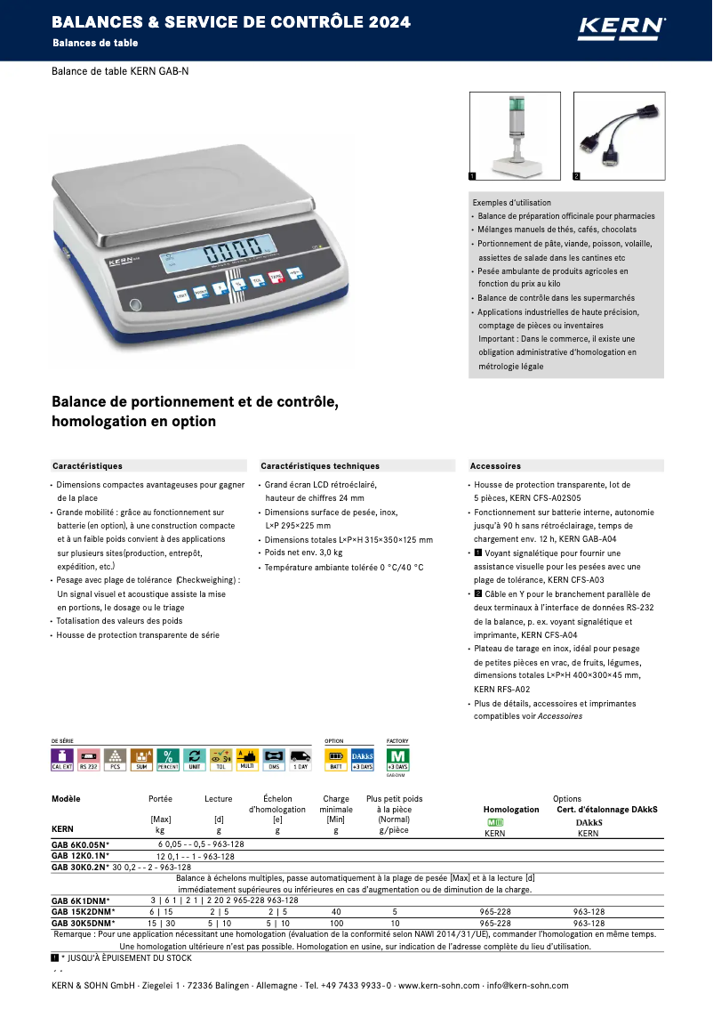 First page image of the manual for GAB 30K5DNM