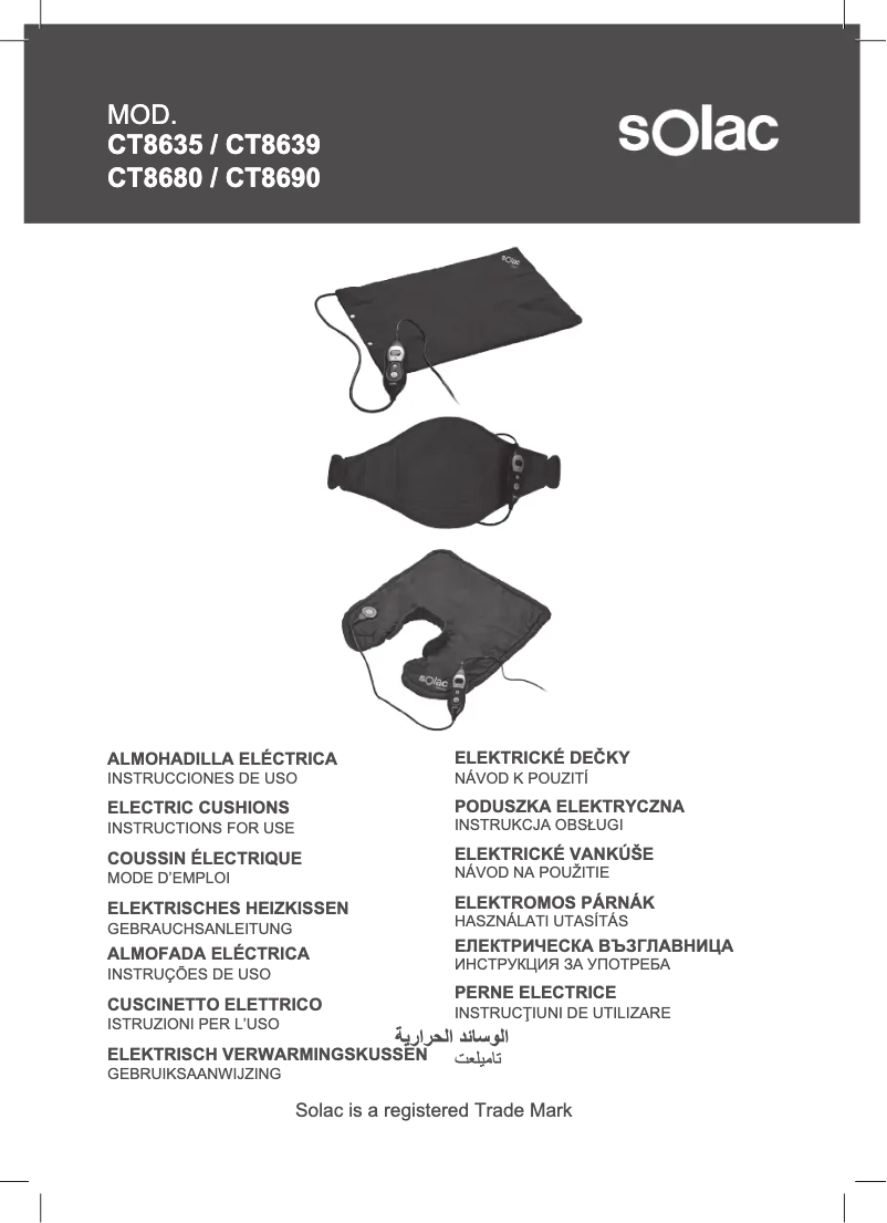 First page image of the manual for CT8680
