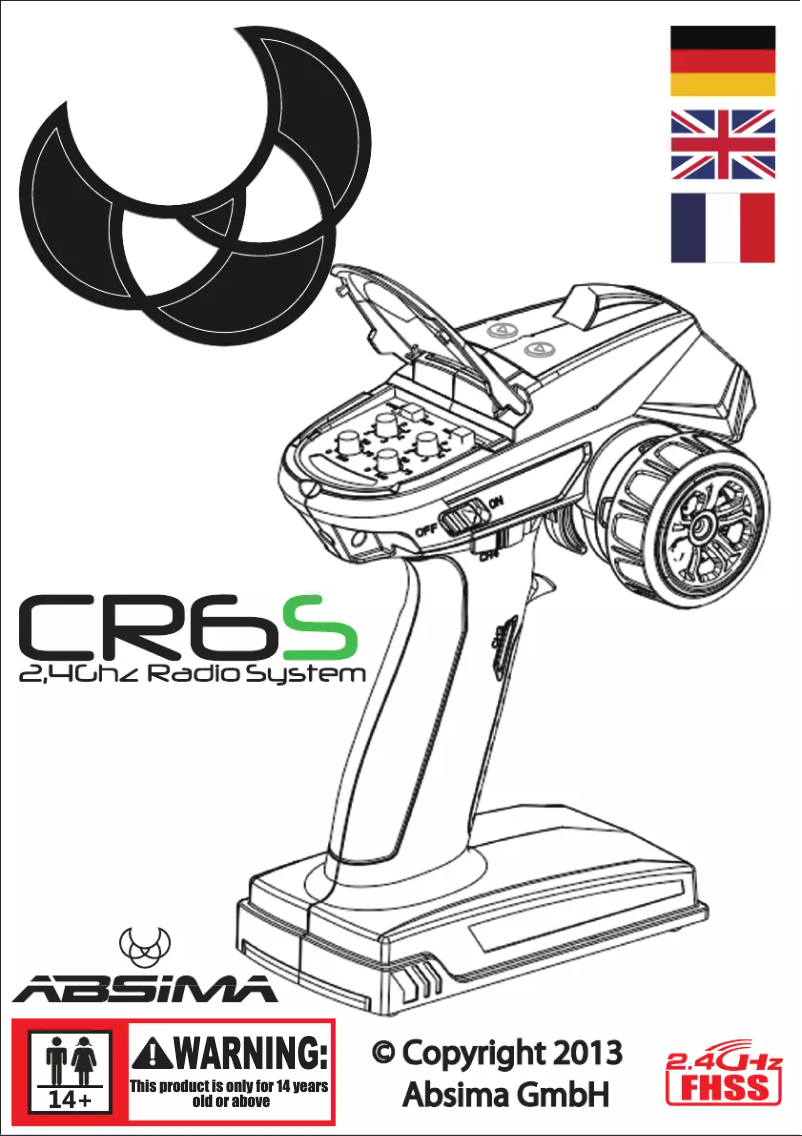 First page image of the manual for CR6S