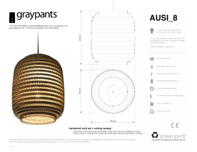First page image of the manual for Ausi 8