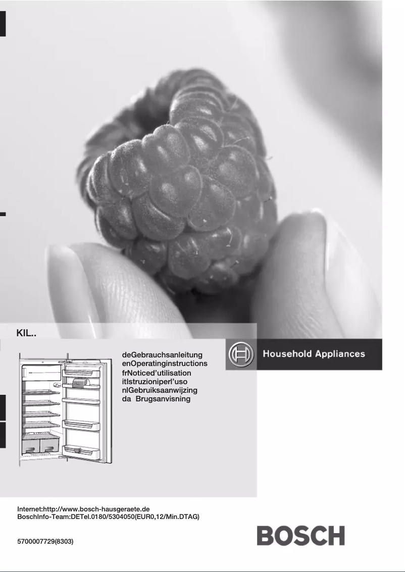 First page image of the manual for KIL38A40FF