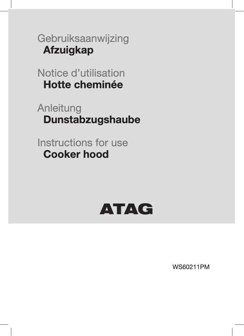 First page image of the manual for WS60211PM