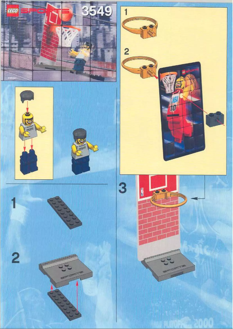 First page image of the manual for Sports 3549