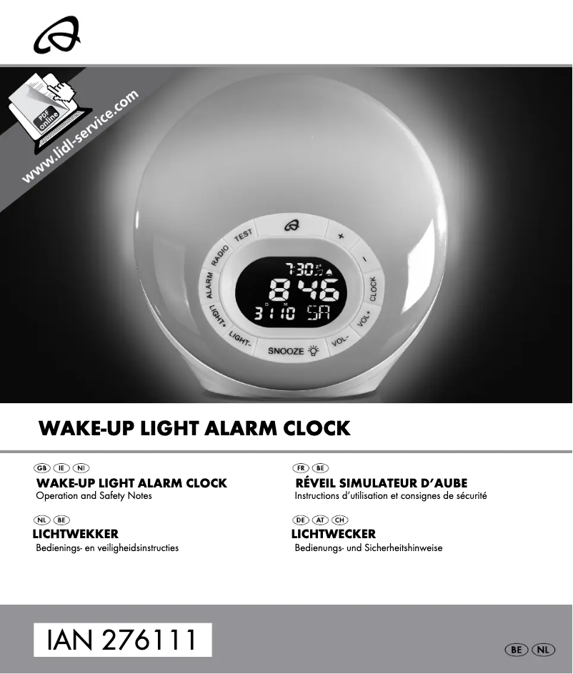 Page 1 of the manual User Manual Auriol IAN 276111
