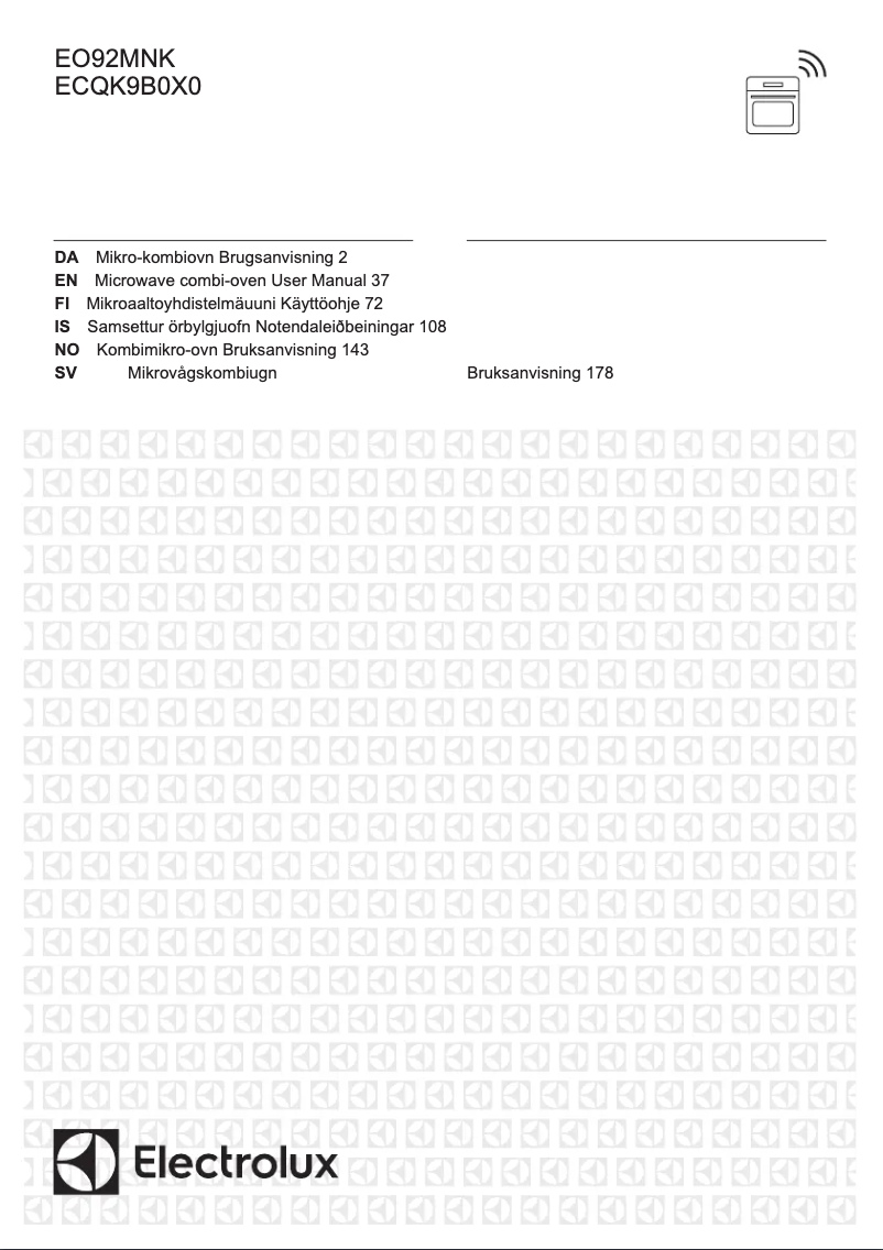 First page image of the manual for EO92MNK