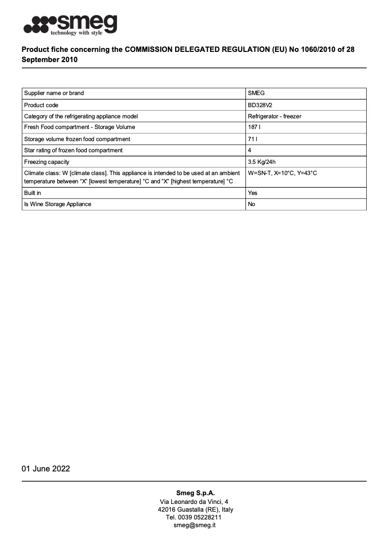 First page image of the manual for BD328V2