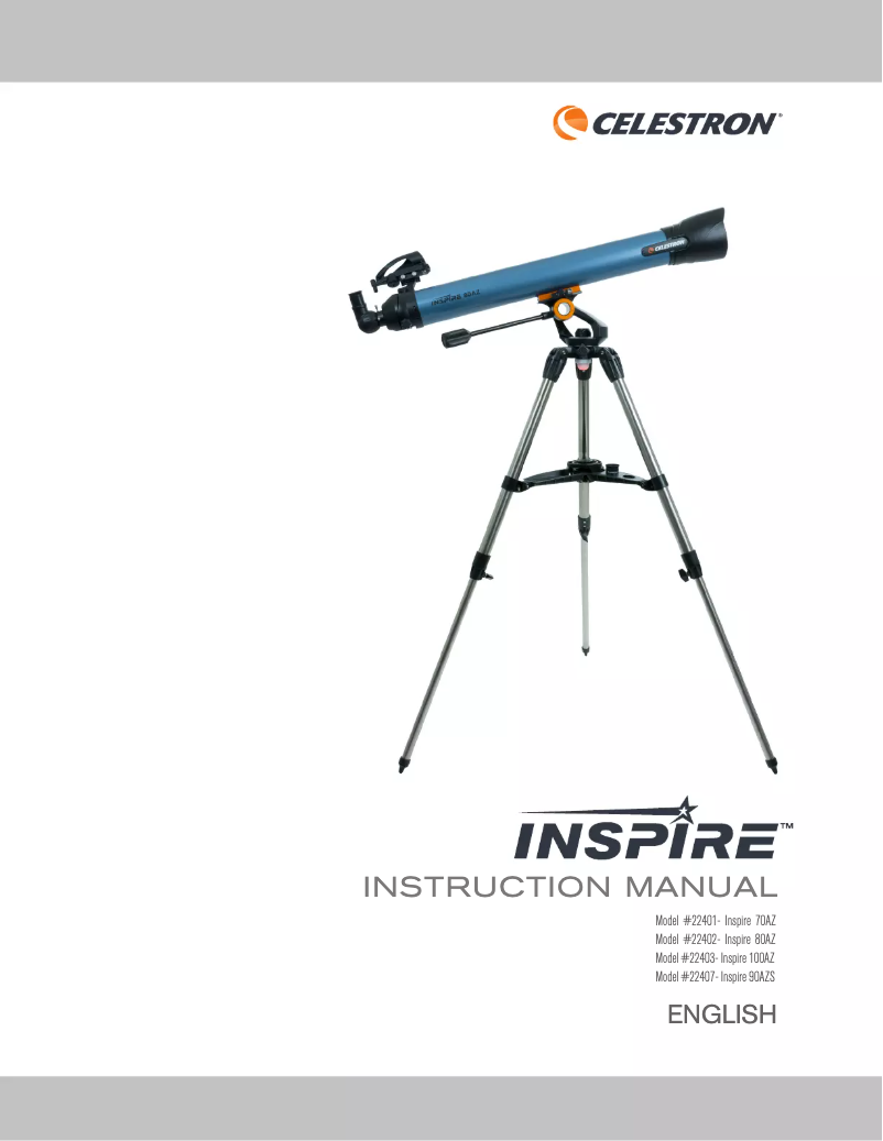 First page image of the manual for Inspire 100AZ