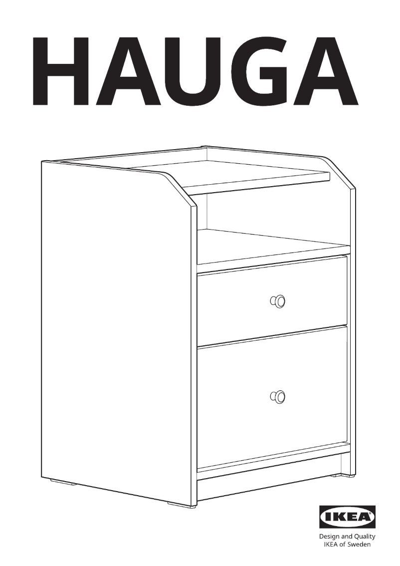 First page image of the manual for HAUGA 005.761.77