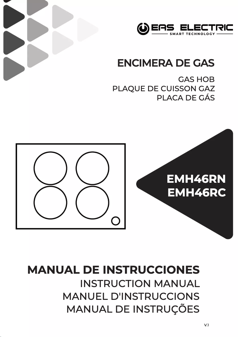 Page 1 of the manual User Manual EAS Electric EMH46RC