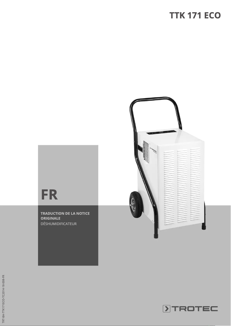 First page image of the manual for TTK 171 ECO