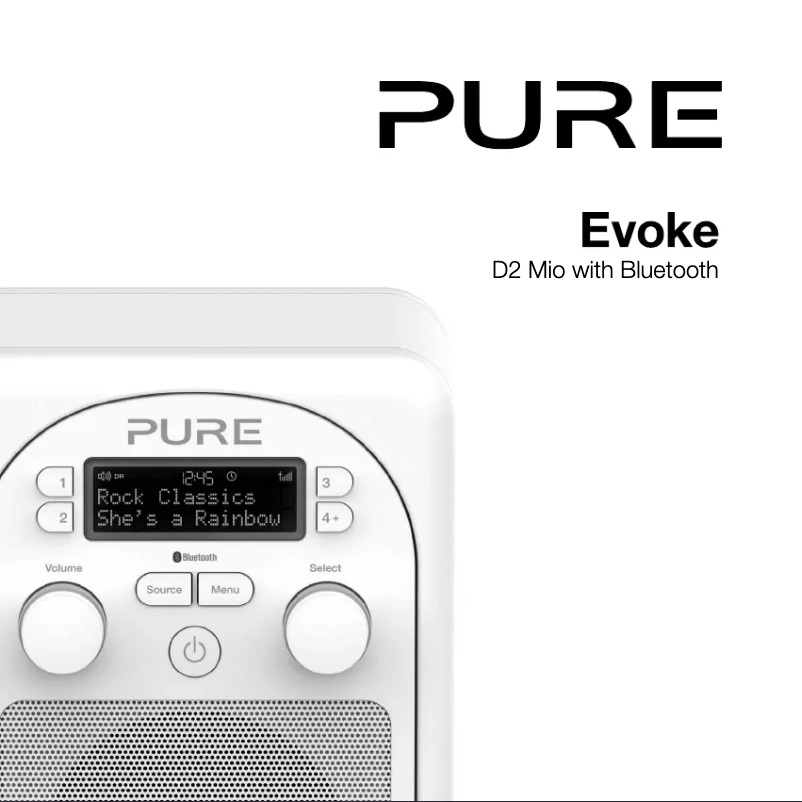 First page image of the manual for Evoke D2 Mio Bluetooth