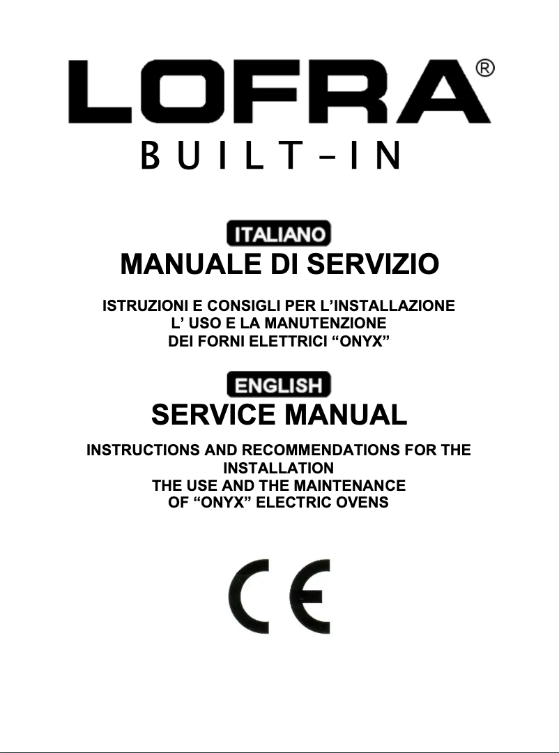 First page image of the manual for FYS99EE