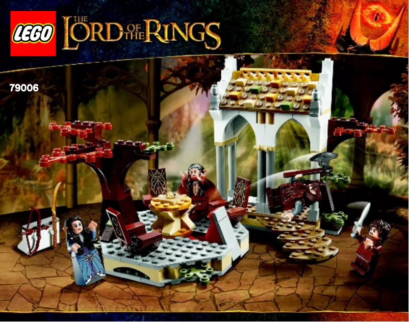 Page 1 of the manual User Manual Lego The Council of Elrond