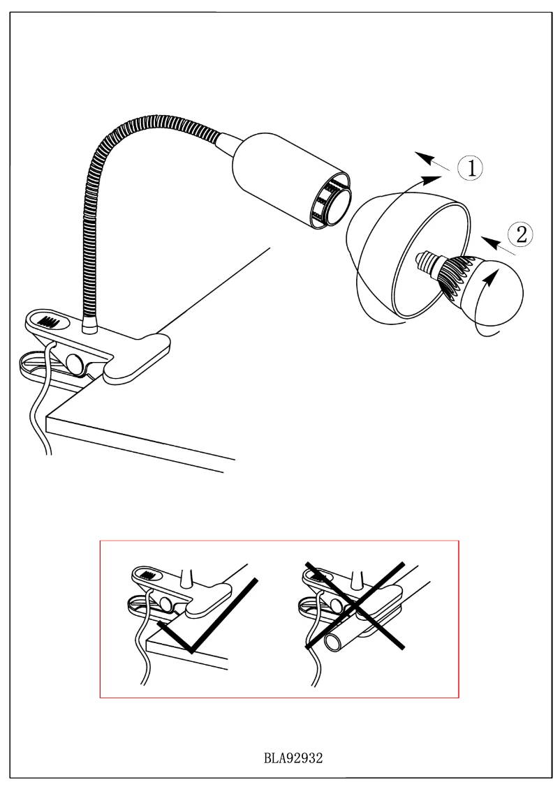 Page 1 of the manual User Manual Eglo Dakar 3