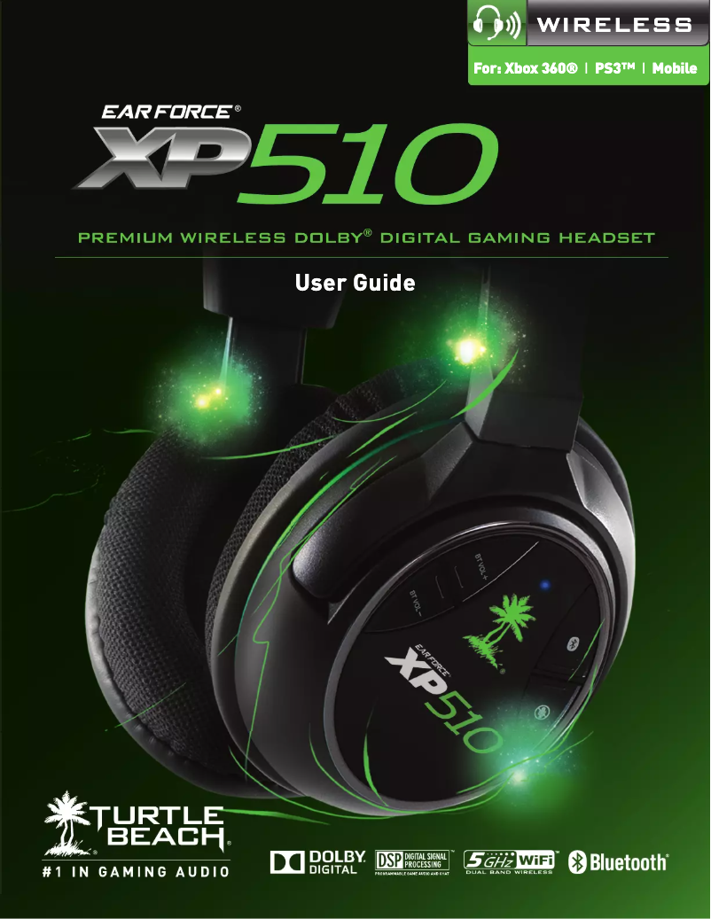 Page 1 of the manual User Manual Turtle Beach ZBX0HW68233