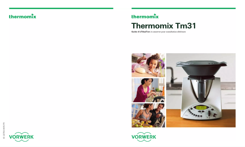 Page 1 of the manual User Manual Thermomix TM31