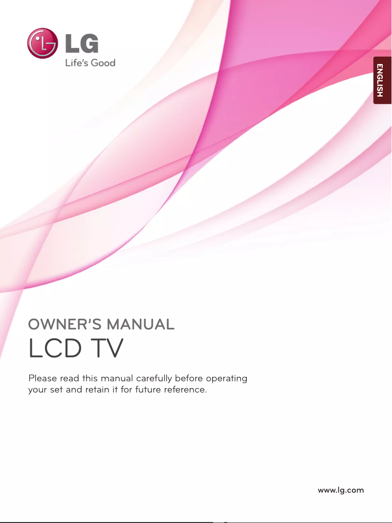 Page 1 of the manual User Manual LG 42LD320B