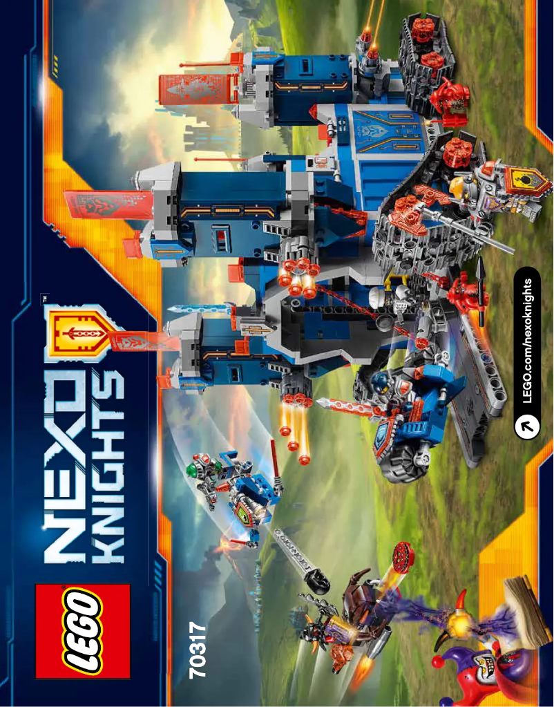 First page image of the manual for Nexo Knights 70317