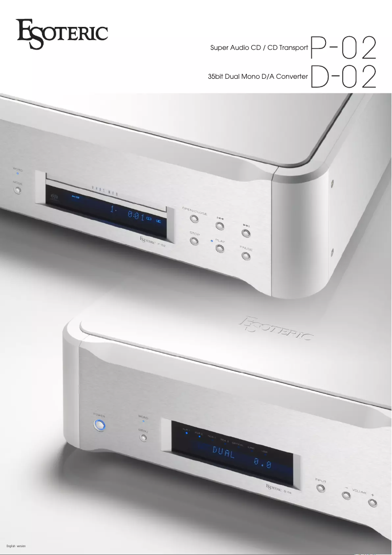 First page image of the manual for P-02