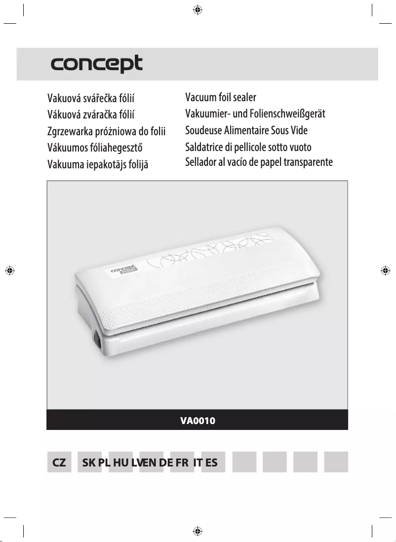 First page image of the manual for VA-0010