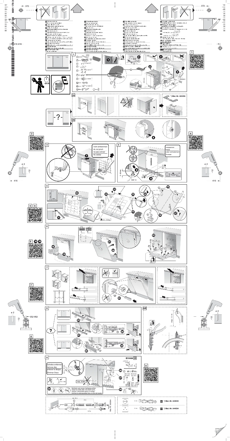 Page 1 of the manual Installation Guide Siemens SR615X03CE