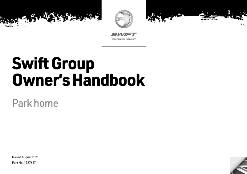 First page image of the manual for Park Home (2022)