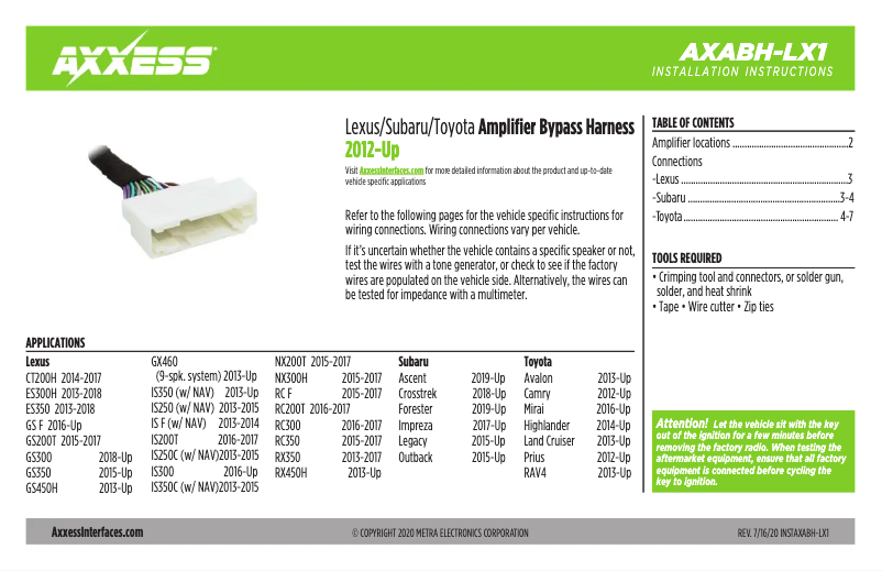 Page 1 of the manual User Manual AXESS AXABH-LX1