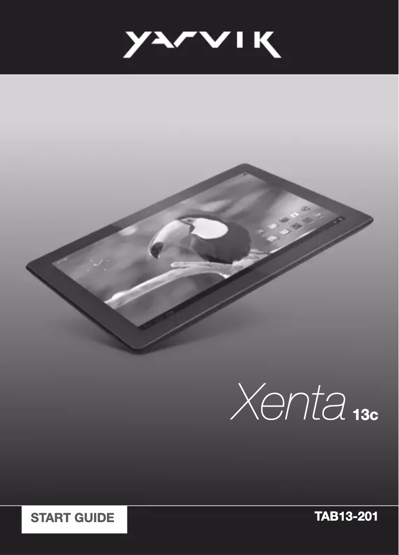 Page 1 of the manual User Manual Yarvik Xenta 13c
