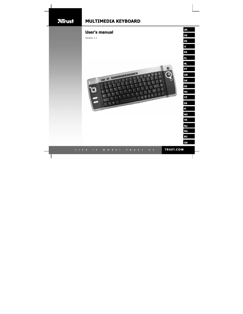 First page image of the manual for KB-2950