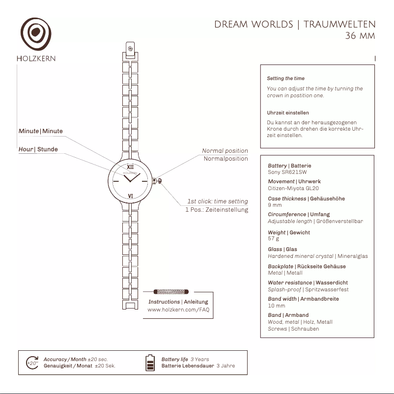 First page image of the manual for Vision