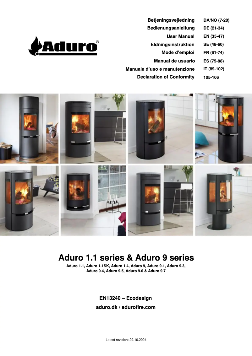 First page image of the manual for 1.1