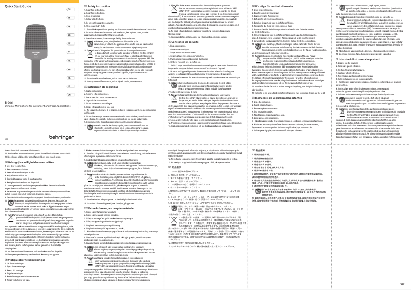 First page image of the manual for B 906