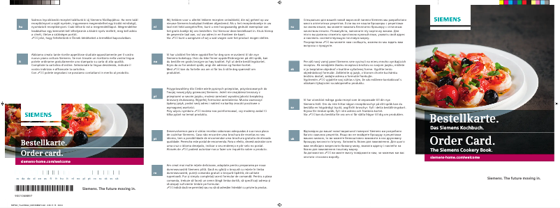 Page 1 of the manual User Manual Siemens EX677FEG5X