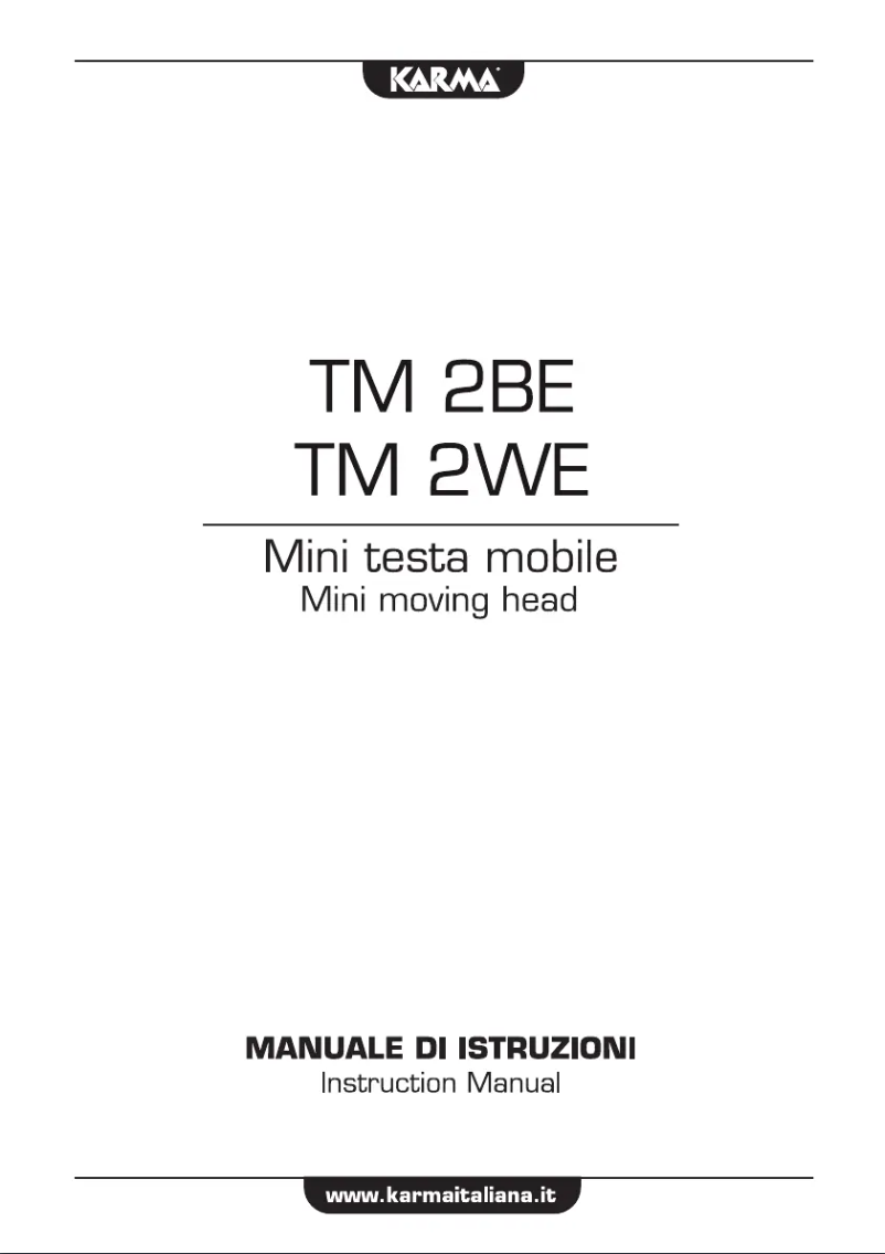 First page image of the manual for TM 2BE