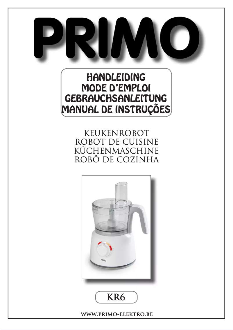 Page 1 of the manual User Manual Primo KR6