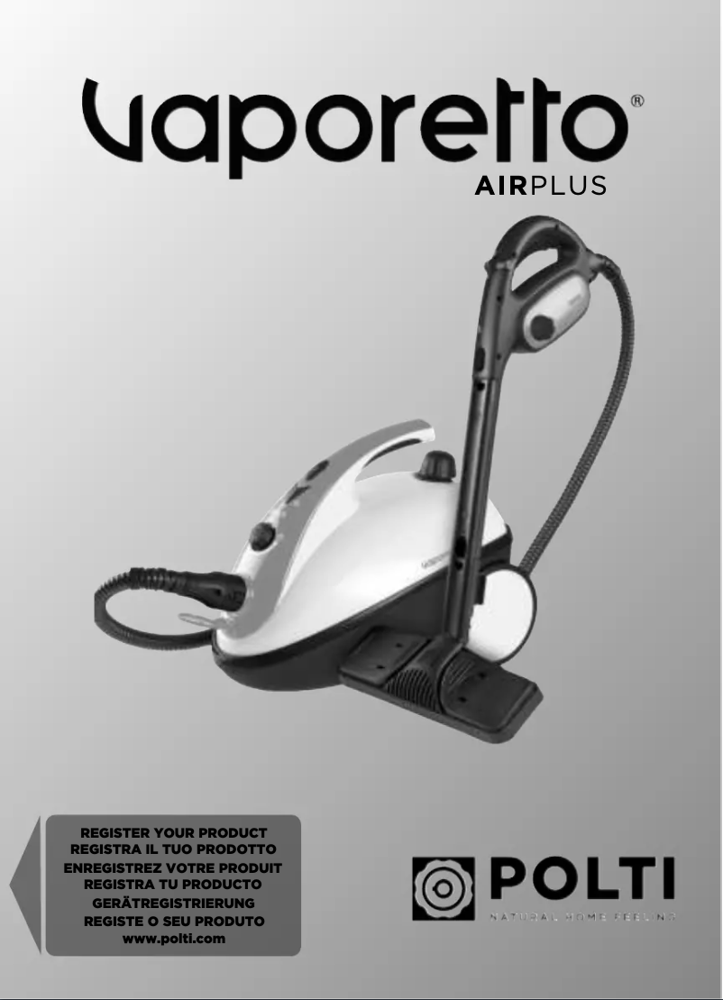 First page image of the manual for Vaporetto AirPlus