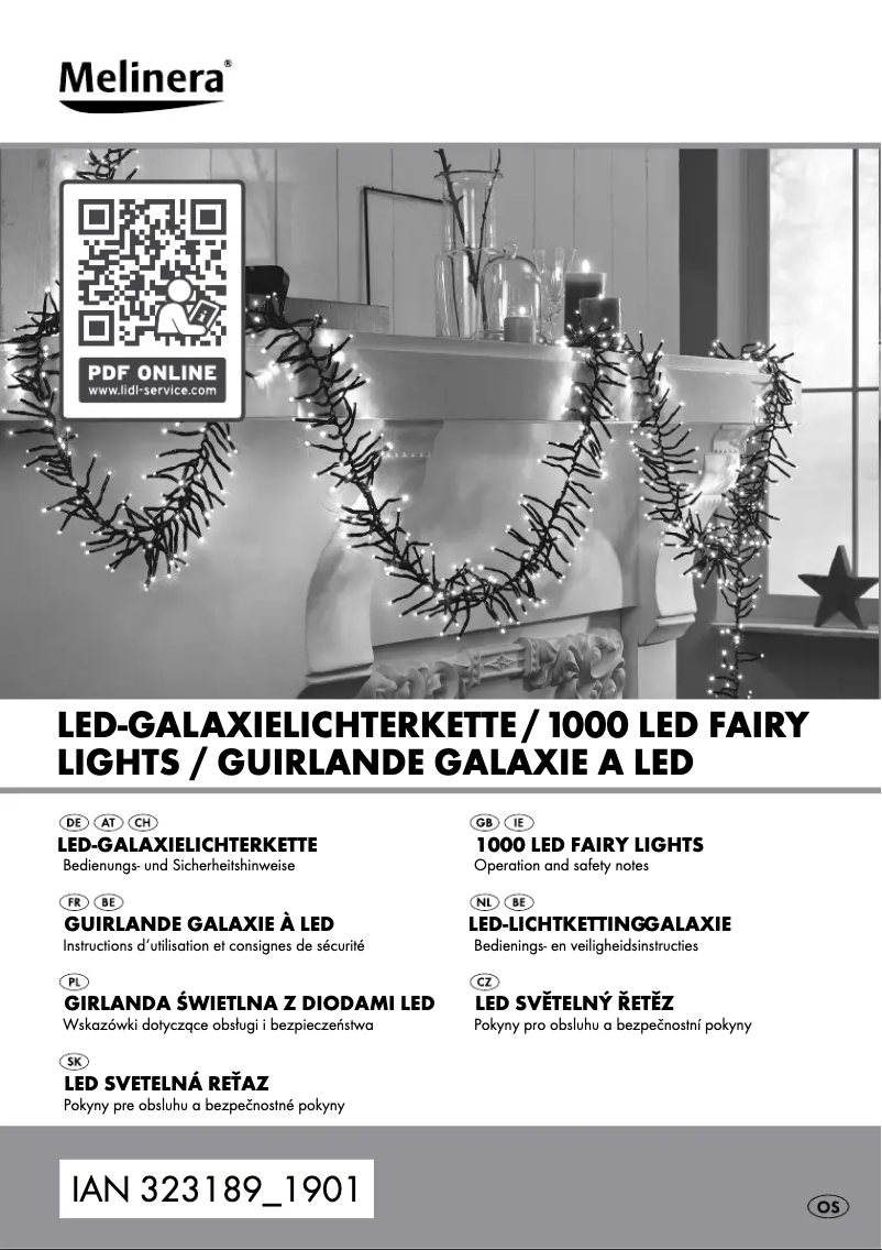 Page 1 of the manual User Manual Melinera HG05179A