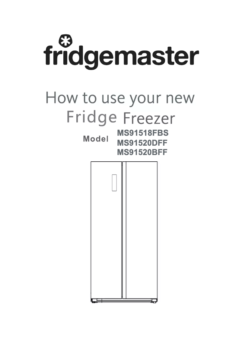 Page 1 of the manual User Manual Fridgemaster MS91520BFF